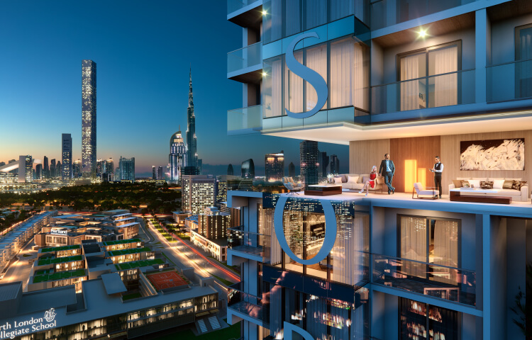 Sobha One 1 Bedroom Apartment Burj Khalifa view